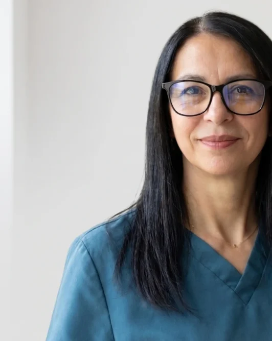 Inna, specjalistka pielęgnacji stóp w ORTHOPODO